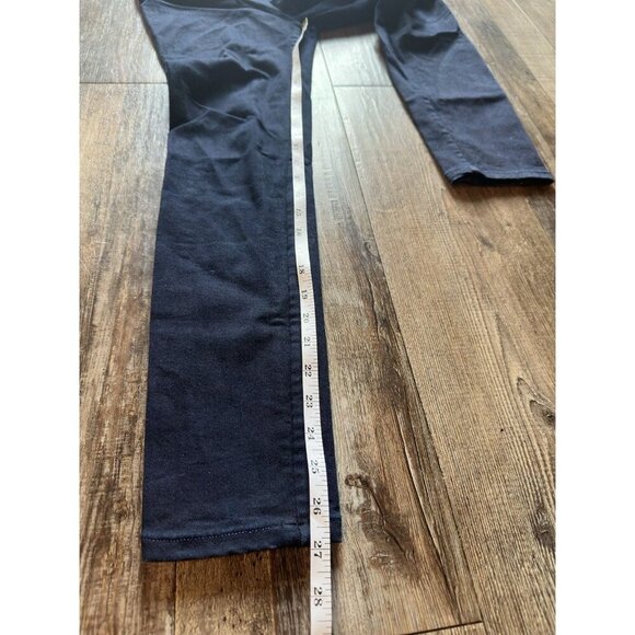 Veronica Beard Navy Pull On Trousers Skinny Stretchy Size 8 - Picture 4 of 5